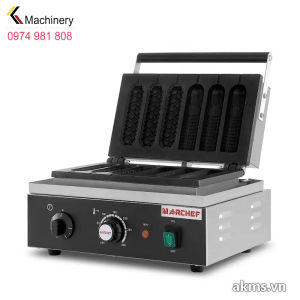 Máy làm hotdog que kiểu Pháp model WF-216 công suất 1500W