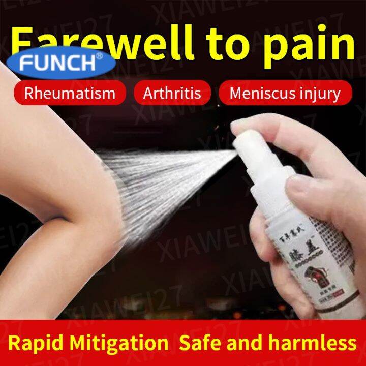 Knee Pain Relief Spray Slip Inflammation Knee Pain Hydrops Knee Pad Old Cold Leg Injury Swelling Bounce Bending and Stretching Difficulty spray for pain relief	Knee pain for soillution sprained ankle spray