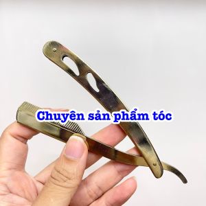 Dao cạo mặt K035 đa năng chất liệu inox cao cấp màu trắng thiết kế gập tiết kiệm không gian dễ sử dụng cho cửa hàng cắt tóc và cá nhân