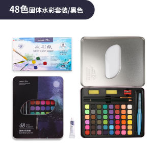 2025 ชุดผงสีน้ำแข็ง 36 สี 48 กล่องเหล็กสำหรับผู้เริ่มต้น 10 ชุดเด็ก DIY วาดด้วยมือ