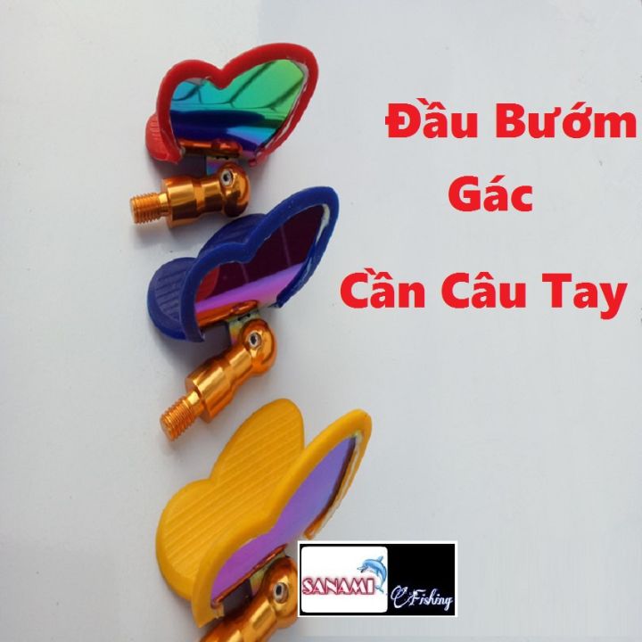 Đầu Bướm Gác Cần câu tay gắn chống cần câu đài SLK-3 Sanani Fishing ...