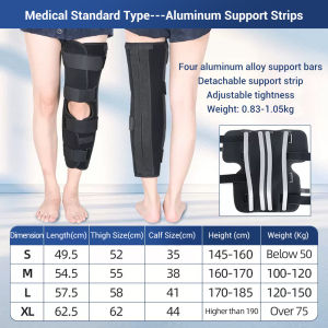 Cofoe Medical Knee Joint Support Brace with Stabilizer Adjustable Leg Fixator for Osteoarthritis Ligament Injury Meniscus Tear Patella Guard Knee Pain Protector