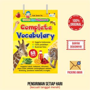 Kartu Balita Golden Age Flashcard Complete Vocabulary