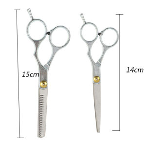Stainless Steel Barber Hair Cutting&Thinning Scissor Shears Hairdressing Set