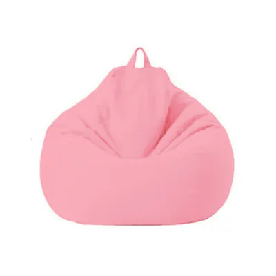 Bean bag【ONSALE】S/M/L/XL sofa bean Stylish Bedroom Furniture Solid Color Single Bean Bag Lazy Sofa Cover DlY Filled In
