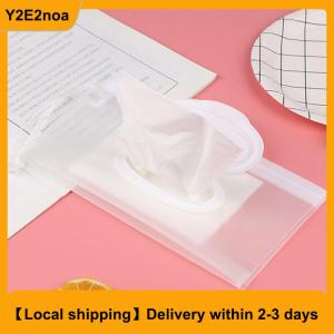 【Local shipping】 Light Weight Portable Cartoon Baby Kids Wet Wipes Clutch Carrying Bag Wet Paper Tissue Container Dispenser Snap-strap Pouch