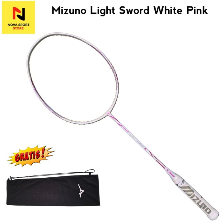 Mizuno Badminton Racket ホワイト/ピンク 【公式通販】