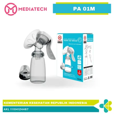 Pompa Asi Manual Mediatech x Real Bubee Food Grade BPA Free Breast Pump PA 01M B100080