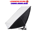 Bộ KIT Studio Chụp Ảnh Sản Phẩm Chân Đèn Linco Xịn Kèm Softbox 50x70 cm Hỗ Trợ Sáng(Không bóng đèn). 