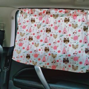 พร้อมส่งไทย 🇹🇭 ผ้าม่านบังแดดรถยนต์ ลายการ์ตูน สไตล์เกาหลี