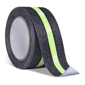 Fluorescent Warning Anti Slip Traction Tape Glow In The Dark Walk Strip Safety Adhesive Tapes for Stairs Tread Step Gaffer