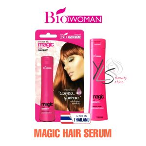 BIO WOMAN MAGIC HAIR SERUM 30ml - COLLAGEN ELASTIN GRAPE SEED EXTRACT SERUM RAMBUT ORIGINAL THAILAND