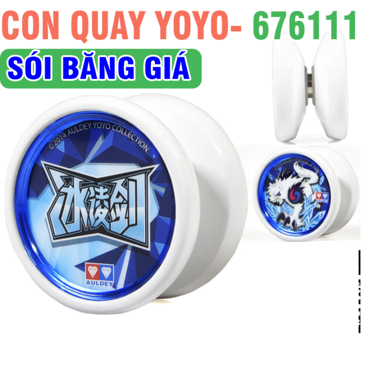 Đồ chơi trẻ em con quay yoyo Tuyệt đỉnh Yoyo Sói Băng Giá (màu trắng) mã 676111