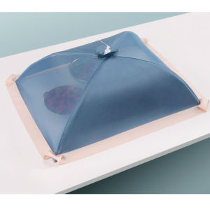 Square Style Fold Vegetable Food Cover Home use kitchen Cover Umbrella dining table bowl Anti-mosquito Rice cover rice dish dust-proof food covers Gauze net