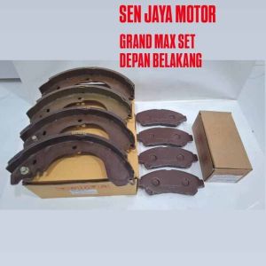 BRAKE PAD BRAKE SHOE GRAND MAX KAMPAS REM SET DEPAN BELAKANG GRAND MAX LUXIO