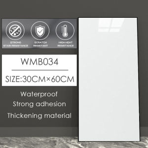 （COD）Marble Wall Tile Paper Kitchen Wall Sticker Wall Paper Bathroom Wallpaper Waterproof Tile Sticker Wallpaper DindingDapur