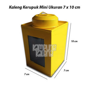 Kaleng Kerupuk Mini Ukuran 9 x 12 cm