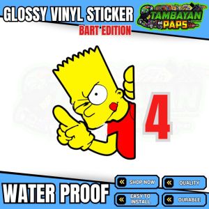 LAMINATED GLOSSY VINYL THAI STICKER BART EDITION WATERPROOF FOR MOTORCYCLE/CAR/BIKE/LAPTOP/HELMET/TUMBLER/ETC.