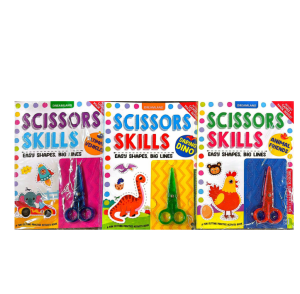 Tasty Foods Scissors Skills Activity Book for Kids Age 4 - 7 years | With Child- Safe Scissors Games and Mask