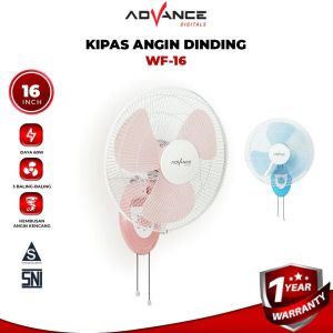 Advance WF16 Kipas Angin Dinding Tembok 16 inch - FREE ONGKIR Jabodetabek