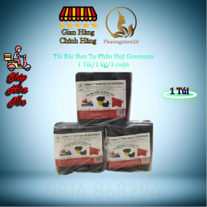 Túi Rác Tự Phân Hủy Túi Đựng Rác Sinh Học GREENSUN Đủ Size Tiểu - Trung - Đại [HCM]