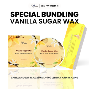MR Epple Bundling Vanila Sugar Wax 250 ML + Kertas Wax 100 Lembar