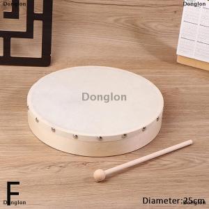 [COD] Donglon Frame Drums 4 6 7 8 9 10 Inch Hand Drum Wood Drum With Drum Stick Set Musical Game Kids Educational Toy Percussion Instrument