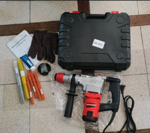 Heavy Duty Rotary Hammer Drill with Vibration ControlSafety Clutch13 Amp 3 Functions Demolition Rotomartillo for Concrete-Including 1 Drill BitsPoint ChiselCarrying Case