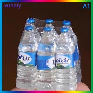 xuhaiy Nhựa 1:12 mini mô phỏng chai nước khoáng Mô hình nhà búp bê thu nhỏ trẻ em Đồ chơi Quà Tặng phụ kiện trang trí nhà