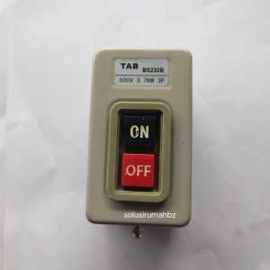 PUSH BUTTON 30A SWITCH ON OFF INDUSTRI SKAKEL BESAR MESIN LISTRIK 4500W 30 A