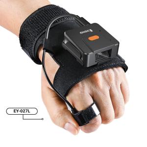 【👍👍👍Seller recommend & Fast delivery】Eyoyo เครื่องอ่านบาร์โค้ดบลูทูธ1Dเครื่องอ่านบาร์โค้ดมือซ้ายและมือขวาสวมใส่ได้อย่างอิสระถุงมือไร้สายเครื่องอ่านบาร์โค้ดทำงานร่วมกับแท็บเล็ต iPhone Android IOS PC