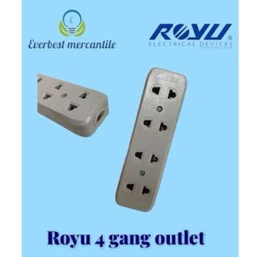 Royu outlet 4 gang REDOU104 | Lazada PH