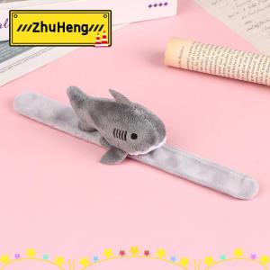 zhuheng Dễ Thương Cá Mập Sang Trọng Dây Đeo Cổ Tay Thú Nhồi Bông Tát Vòng Đeo Tay Tát Nhẫn Tát Ban Nhạc Đồ Chơi Cho Trẻ Em Đảng Ủng hộ Món Quà Sinh Nhật