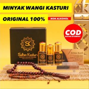 (Bisa COD) Minyak Wangi Sultan Kasturi - Minyak Kasturi Asli 100% Original