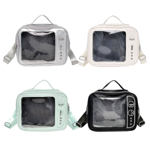 Lovely Itabag Pin Display Backpack Retro Television Shoulder Bag Fashion Handbag Commuting Bag Aesthetic Crossbody Bag