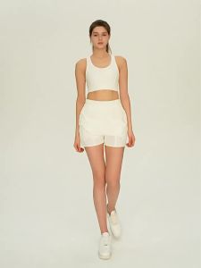 Lulu Loose Quick-Drying Sports Shorts for Women High Waist Yoga Pants Fifth Pants