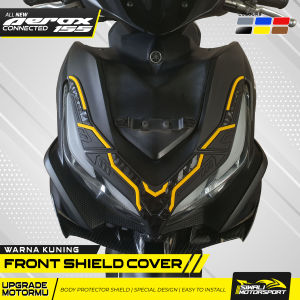 Front Shield Cover All New Aerox 155/Aksesoris Motor Yamaha/Rubber Karet Keren Murah
