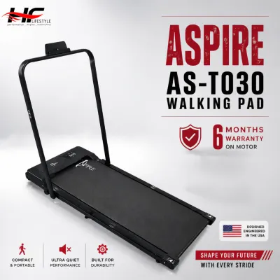 Aspire T030 Walking Pad Treadmill (With handrail Ipad holder Remote control 2-level Manual incline )
