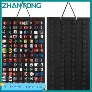 ZHANTONG Hanging Organizer For Hot Wheels Wall Mount Display Case Large Capacity Storage Box Bags Hold Up Toy Matchbox Cars Kids Gift