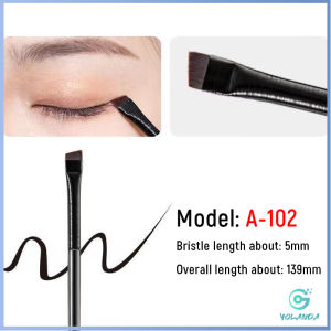Yolanda 1 ชิ้น แปรงเขียนคิ้ว อายไลเนอร์ แบบบางพิเศษ สําหรับผู้หญิง Makeup brush