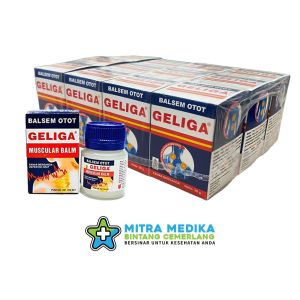 Geliga Balsem Otot Membantu Meredakan Nyeri Otot Panas Berganda(Harga borong paket 1doz isi 12pot).