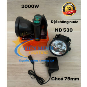 Đèn đội đầu 530 Chống nước siêu sáng - pin dung lượng cao - Hiệu: NĐ 530