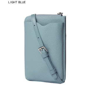 Beg telefon Cowhide kulit pembukaan besar dompet duit syiling wanita kecil beg bola sepak beg sandang