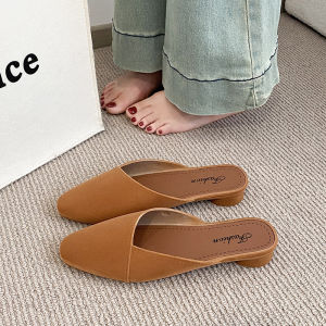 Free Shipping WomenS Summer Low-Heeled Height-Increasing Non-Slip Slip-On Sandals With A Pointed Toe Fashionable And Elegant Suitable For Wearing Outdoors