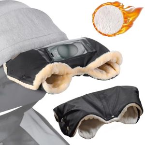 DADOMYD Winter Warm Stroller Gloves Windproof Universal Push Chair Glove High Quality Newborn Baby Baby Stroller Accessories