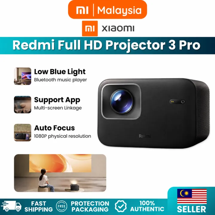 Xiaomi Redmi Projector 3 Pro Full HD projector with non-inductive focus and automatic correction of far-field voice