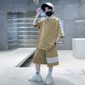 Bộ đồ bé trai mùa hè quần áo trẻ em mùa hè. set đồ thời trang hè bé trai 18-50kg Poly B bộ đồ cộc tay bé trai mùa hè