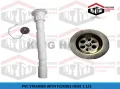 PVC STRAINER WITH FLEXIBLE HOSE 1-1/2. 