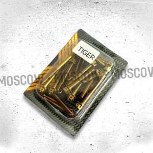 BAUT PROBOLT CVT TIGER BAUT CVT GOLD 2TONE STAINLES 1 PAK ( 23 BIJI ) BAUT BLOK MESIN BAUT CVT NON FLOWER PLUG AND PLAY GOLD STAINLES BAUT PROBOLT BAUT CVT GOLD TWOTONE BAK CVT MESIN BAK KALTER QUALITY MOSCOW ORIGINAL CB GL MEGAPRO TIGER REVO