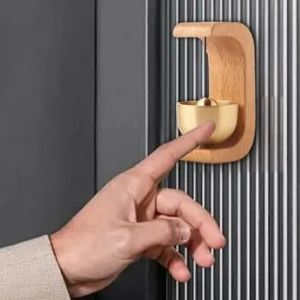 กระดิ่งลมประตู ไม้เนื้อแข็ง ป้องกันการโจรกรรม สไตล์ญี่ปุ่น เตือนความจํา สําหรับตกแต่งทางเข้าประตู ตกแต่งบ้าน